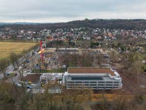 Budowa Krakowskiego Centrum Muzyki, parking już do dyspozycji kierowców