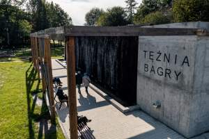 Tężnia Bagry już działa. Fot. Jan Graczyński