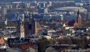 Prawie cały Kraków jak na dłoni, z ciekawej perspektywy