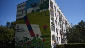 Zamiast kibolskich bazgrołów - nowy mural przy Krowoderskich Zuchów