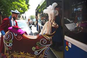 Tak szykowali Lajkonika do marszu przez Kraków