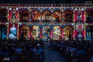 Nowy Skarbiec Koronny na Wawelu, spektakularny mapping na dziedzińcu