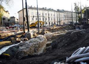 Najsłynniejsze obecnie stanowisko archeologiczne w Krakowie, czerwiec 2019 fot. Marek Lasyk