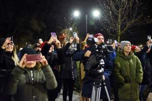 Wyjątkowy pokaz na fasadzie "Domu pod Globusem"