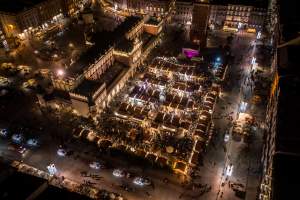 Świąteczny Rynek z najpiękniejszej perspektywy. Jak z bajki...