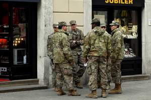 Amerykańscy żołnierze w Krakowie. Na co dzień stacjonują w Polsce gdzie indziej...