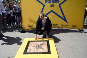 Legenda światowego rocka w Krakowie: Bryan Adams w Alei Gwiazd