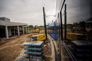 Tramwaje jeżdżą do Górki Narodowej, choć końcowy węzeł nie jest jeszcze gotowy