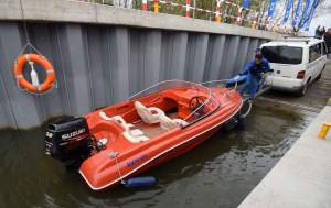 Pierwsza w Krakowie pochylnia do wodowania łódek na Wisłę