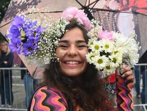 Wianki zatopione w deszczu, ale humory i tak dopisywały