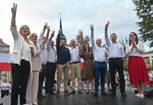 Wiec Trzaskowskiego w Skawinie, mocne wsparcie dla krakowskich kandydatów