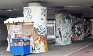 Nowy mural na rondzie Mogilskim, fot. Marek Lasyk