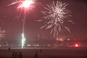 Przyszli na Błonia postrzelać w Sylwestra, tak witali 2024 rok