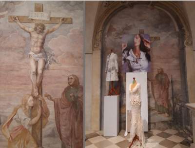 Stroje kąpielowe w krypcie u Pijarów. Konserwator zabytków: "To profanacja"