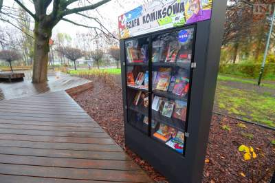 Będą świętować rocznicę unikatowej szafy komiksowej. Na skwerze Papcia Chmiela