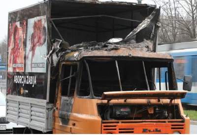 Spłonęła furgonetka z antyaborcyjnymi, drastycznymi zdjęciami