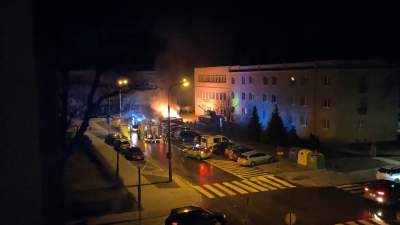 Seria podpaleń samochodów w Nowej Hucie, tym razem auta płonęły na Os. Krakowiaków