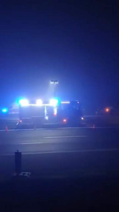 Tragiczny wypadek na autostradzie. Zginął strażak biorący udział w akcji