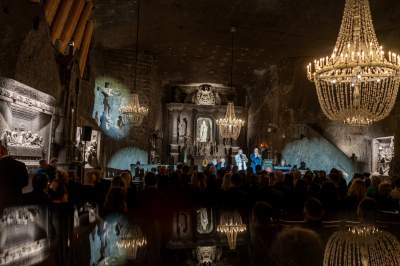 Wyjątkowy dzień w kopalni soli w Wieliczce: nie prowadzi się cięższych robót