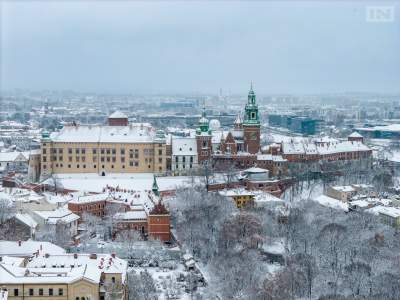 Ostrzeżenie I stopnia dla Krakowa, mróz powraca
