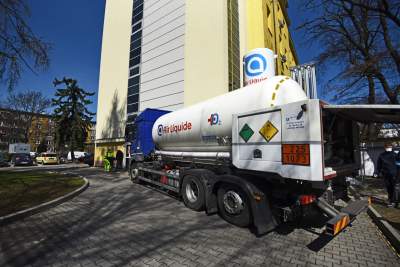W Małopolsce uruchomiono w trybie awaryjnym bank tlenu