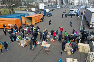 Miasto ogranicza przyjmowanie darów dla Lwowa: magazyny przepełnione