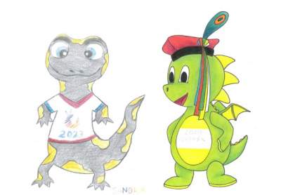 Jedna maskotka Igrzysk Europejskich to za mało. Będą dwie: smok i salamandra