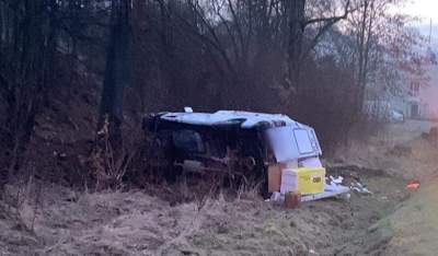 Dwa wypadki busów w tej samej miejscowości, dzień po dniu