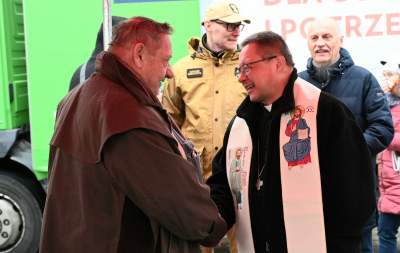 Jan Kościuszko znów nakarmił tysiące ludzi, byli też nowy metropolita i prezydent Krakowa