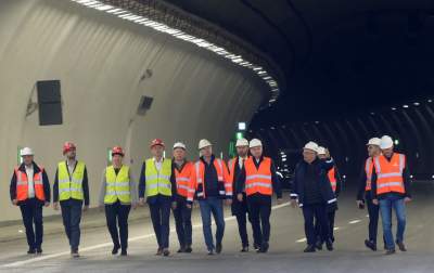 Andrzej Duda wizytował tunel Zakopianki. „Jestem wzruszony!”