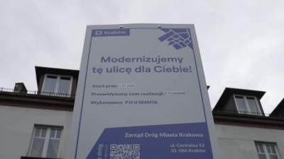 Nowy system oznakowania remontów w Krakowie. "By była jasność co się dzieje za rogiem"