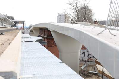 Tu powstaje nowa przeprawa rowerowa nad Wisłą, ma być gotowa przed Igrzyskami