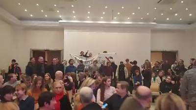 Tak zwani Wszechpolacy zakłócili spotkanie z ukraińską pisarką