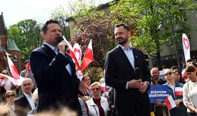 Trzaskowski wspiera Miszalskiego, pytania do Gibały o sojusz z PiS i Barbarą Nowak