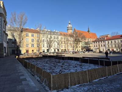 Pierwszy etap odbetonowywania Placu Wolnica. "To dopiero początek"