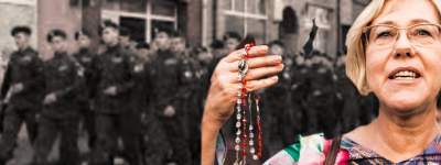 "Barbaro, opamiętaj się. Stop indoktrynacji!" Kontrmarsz do defilady kurator Nowak