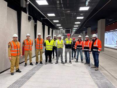 Tunel tramwaju do Mistrzejowic sprawdzony przez strażaków