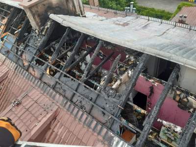 Skala zniszczeń po pożarze na rogu Rajskiej i Dolnych Młynów