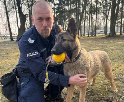 Nowy, wyjątkowy pies w krakowskiej policji. Ma szczególne umiejętności