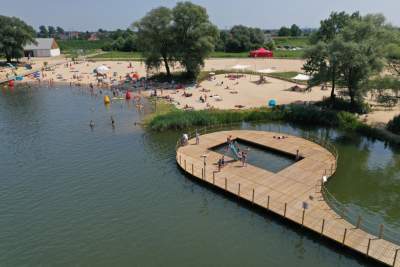 Tragedia w Przylasku Rusieckim, akcja ratownicza również na zalewie Bagry