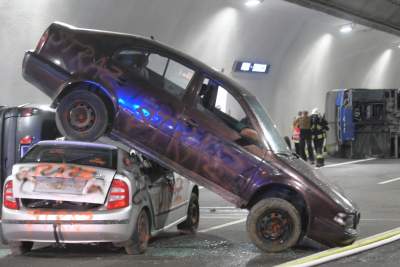 Ćwiczenia w tunelu Lecha i Marii Kaczyńskich, wielka feta w sobotę