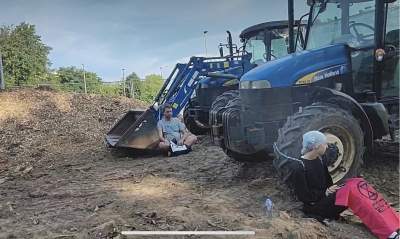 Przykuli się do ciągników i drzew, blokowali wycinkę na budowie linii tramwajowej