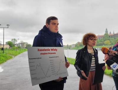 Dramatyczne zasolenie Wisły, jest gorzej niż w Odrze w Kanale Gliwickim