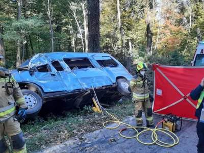 Tragiczny wypadek busa przewożącego osoby niepełnosprawne. Zginęła jedna osoba