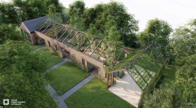 Park w zrujnowanym budynku koszar. Znakomity pomysł!