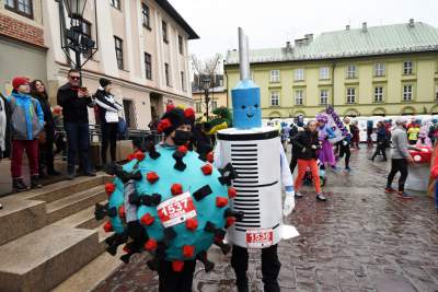 Najfajniejsze pożegnanie starego roku. Tu liczy się strój biegaczy
