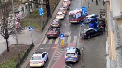 Tragiczny wypadek na ulicy Dietla, nie żyje 49-letni mężczyzna