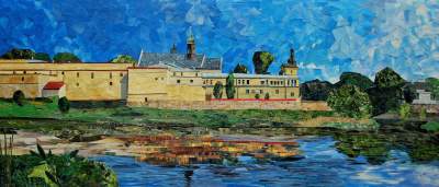 Tworzy krakowskie pejzaże nie używając grama farby. Efekt zachwyca