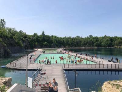 Test basenów na Zakrzówku. „Udało się utrzymać to w tajemnicy”