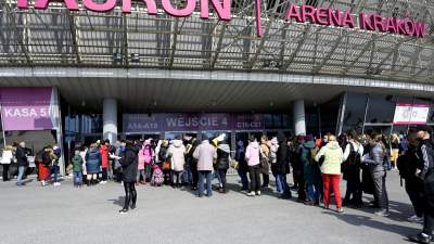 Punkt obsługi uchodźców w Tauron Arenie tylko do wakacji